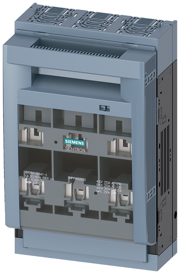 Interruptor-seccionador con fusibles tipo base por (3NJ6224-2AA00-0AA0)