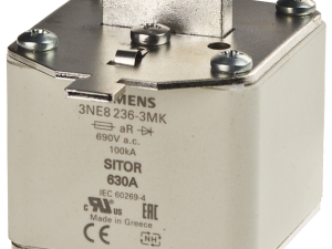 Cartucho de fusibles SITOR, con contactos de cuchi (3NE8334-0MK)