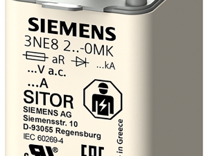 Cartucho de fusibles SITOR, con contactos de cuchi (3NE8222-0MK)