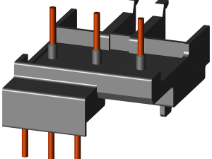 Bloque de conexión eléctrico y mecánico para 3RV2. (3RA1921-1D)