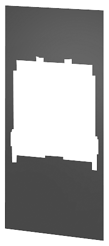 Accesorios para interruptor 3NP50 Tapa de material (3NY1106)