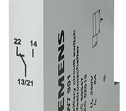 Bloque de contactos auxiliares 1 W para base porta (3NW7902)