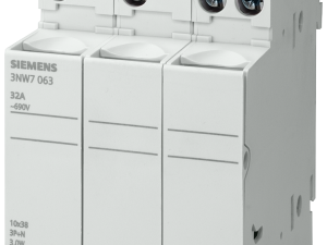 SENTRON, base portafusibles cilíndricos, 10x38 mm, (3NW7063)