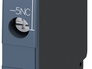 Bloque de contactos auxiliares frontal, 1 NC, reta (3RH1921-1CD01)