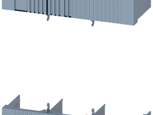 tapa cubreterminales de cables, para tamaño NH3, A (3NP1963-1CB00)