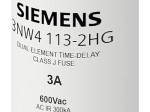 Cartucho fusible clase J 4 A 600 V lento, las disp (3NW4104-2HG)