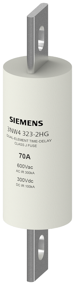 Cartucho fusible clase J 100 A 600 V rápido, las d (3NW4330-1HG)