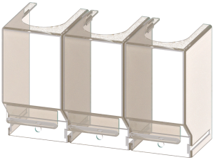 Accesorios para 3KC4, 3KC8 tapas cubrebornes 1 pol (3KC9804-3)