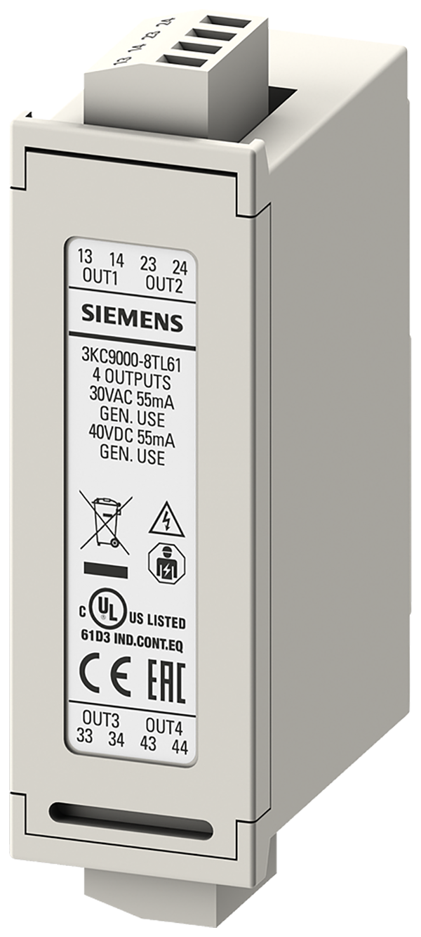ATC6 módulo de ampliación 4DO SSR, accesorio p. AT (3KC9000-8TL61)