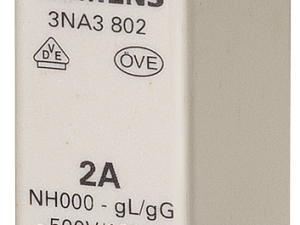 cartucho de fusibles NH, NH000, Entrada: 32 A, gG, (3NA3812)