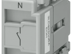 neutro, anticipado conmutación para fijación front (3LD9220-0B)