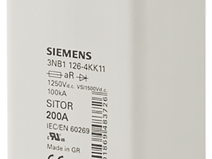 Cartucho de fusibles SITOR, con contactos de cuchi (3NB1128-4KK11)