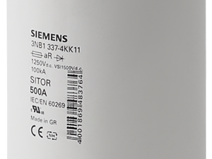 Cartucho de fusibles SITOR, con contactos de cuchi (3NB1337-4KK11)