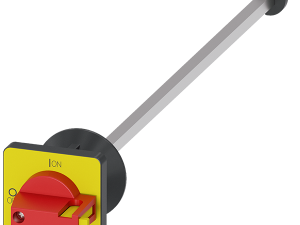 Mando giratorio para montaje en puerta, rojo/amari (3LD9343-5CA)