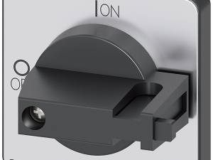 Muletilla, negra 48?-48 mm, fijación en frontal Fij (3LD9343-6C)