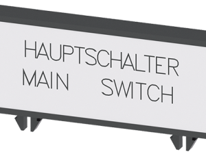 placa adicional, Alemán/inglés  Interruptor princi (3LD9346-1A)