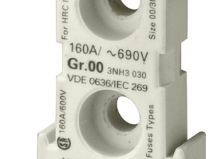 Base portafusibles NH Tam. 00, 1 polo 160A 690V (1 (3NH3030)