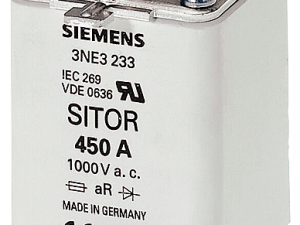 Cartucho de fusibles SITOR, con contactos de cuchi (3NE3225)