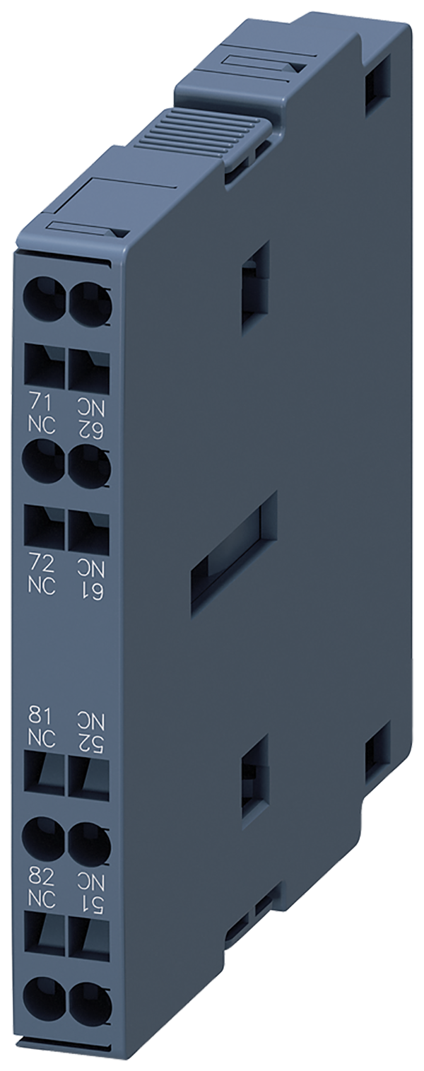Primer bloque de contactos auxiliares lateral 2 NC (3RH1921-2EE02)