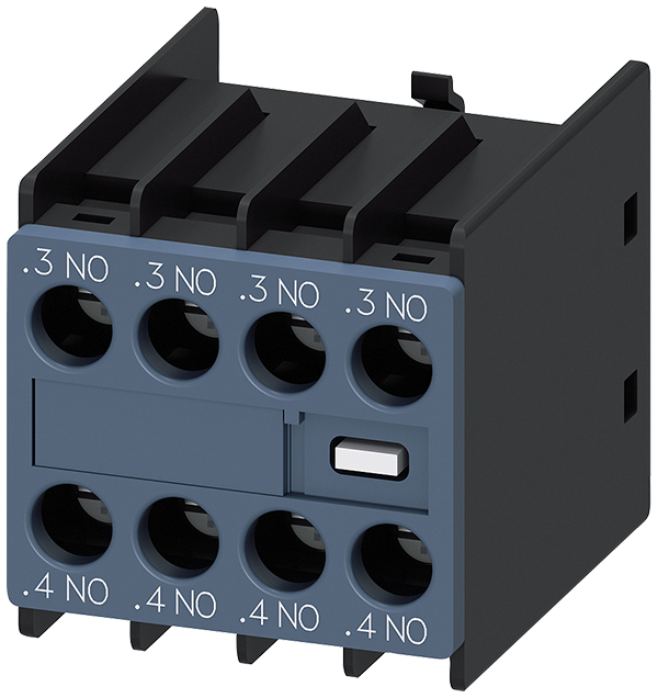 Bloque de contactos auxiliares frontal, 4 NA circu (3RH2911-1FA40)