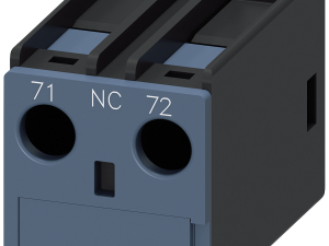 Bloque de contactos auxiliares frontal, 1 NC Circu (3RH2911-1AA01)