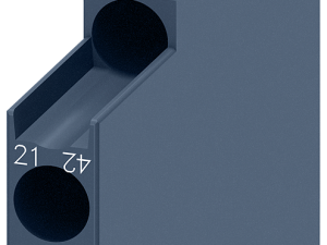 Bloque de contactos auxiliares lateral, 2 NC circu (3RH2911-1DA02)