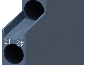 Bloque de contactos auxiliares lateral, 1 NA + 1 N (3RH2911-1DA11)