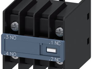 Bloque de contactos aux. compatbl. eléctr. frontal (3RH2911-4NF11)