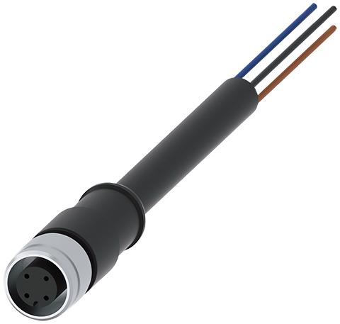 Cable de conexión con hembra M12 de 4 polos, recta (3SX5601-3SB54)