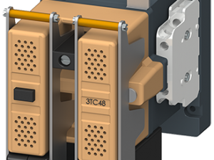 contactor, Tamaño 4, 2 polos, DC-3 y 5, 75A Bloque (3TC4817-0BU0)