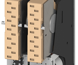 contactor, tamaño 12, 2 polos, DC-3 y 5, 400A Bloq (3TC7814-1CM)