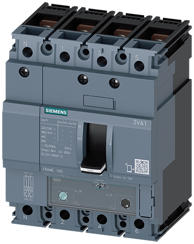 Interruptor automático 3VA1 IEC Frame 160 Clase de (3VA1125-6GF42-0AA0)