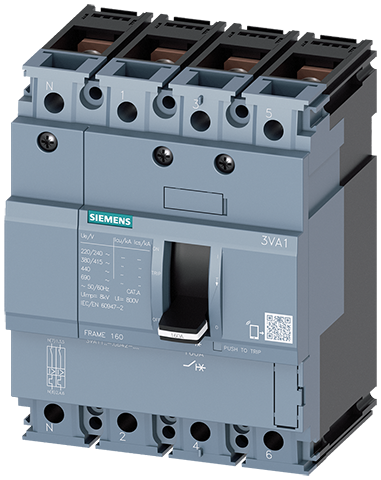 Interruptor automático 3VA1 IEC Frame 160 Clase de (3VA1116-3GD42-0AA0)