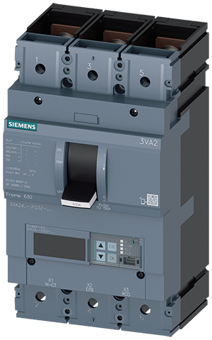 Interruptor automático 3VA2 IEC Frame 630 Clase de (3VA2450-5KQ32-0AA0)