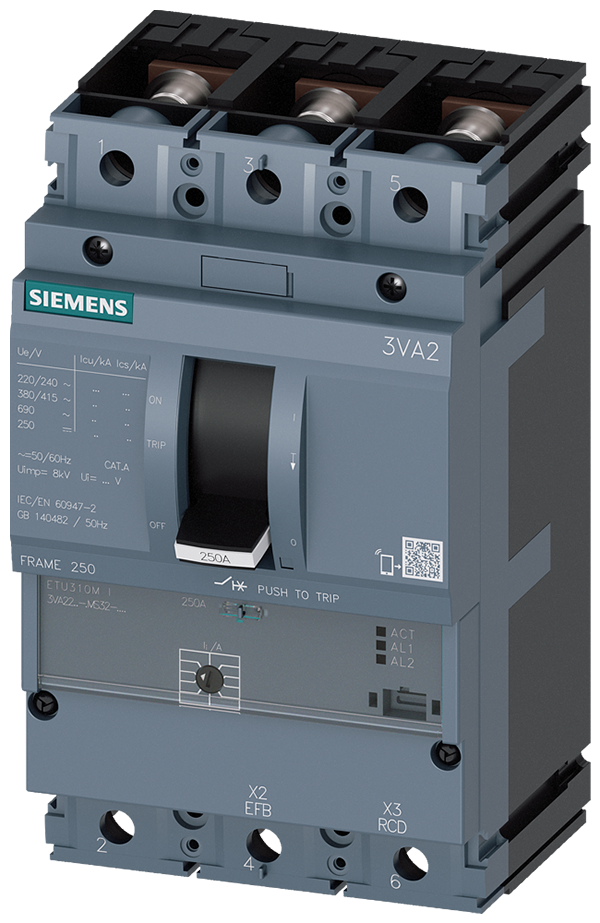 Interruptor automático 3VA2 IEC (3VA2216-7MS32-0AA0)