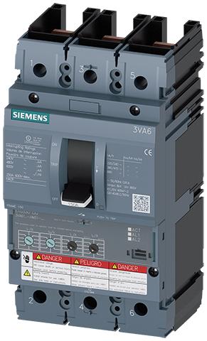 Interruptor automático 3VA6 UL bastidor 150 Clase (3VA6110-5HM31-0AA0)