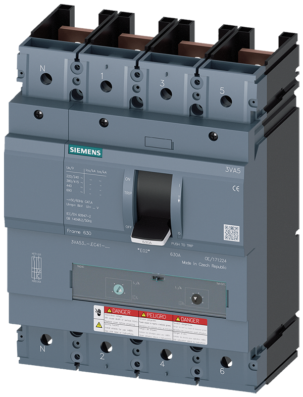 Interruptor automático 3VA5 UL tamaño 400 Clase de (3VA5340-6GC41-0AA0)