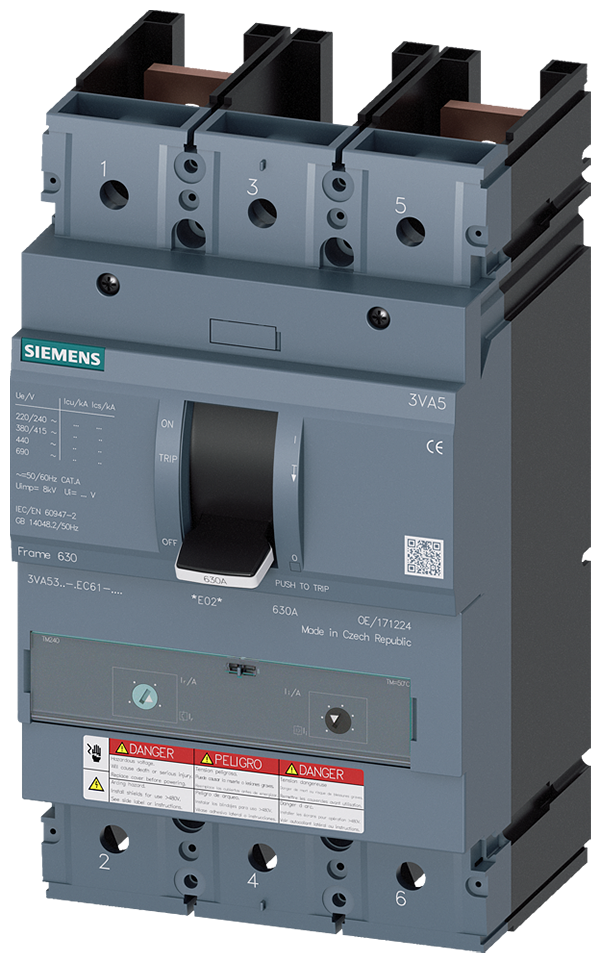 Interruptor automático 3VA5 UL tamaño 400 Clase de (3VA5320-6EC61-0AA0)