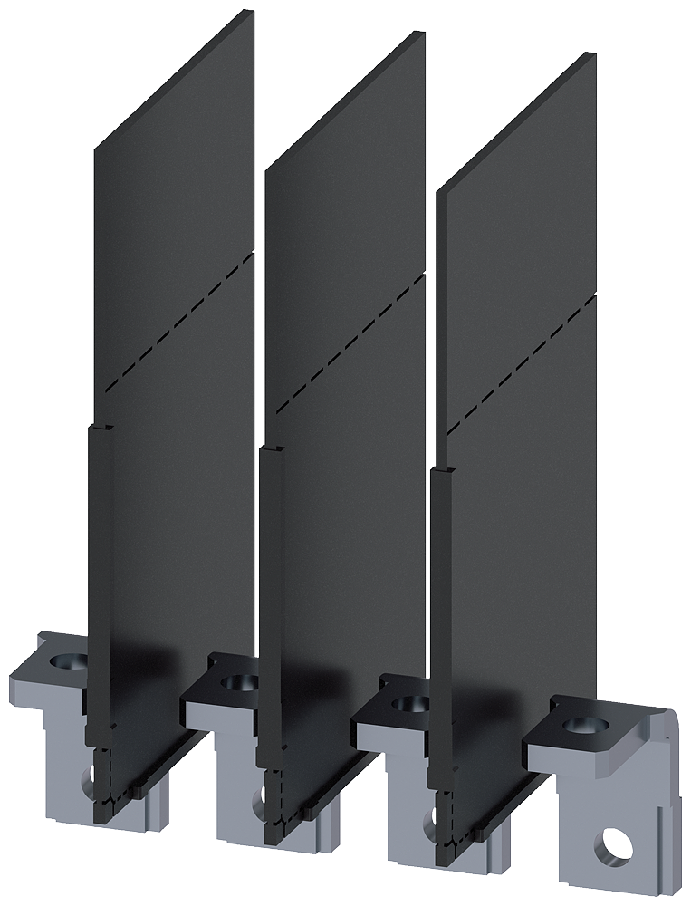 conexión plana con tornillos perpendicular, 4 unid (3VA9114-0QG00)