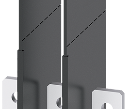 prolongador de conexión frontal 3 unidades Accesor (3VA9153-0QB00)