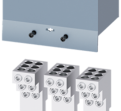 borne para conductor redondo 6 cables, 3 unidades (3VA9213-0JF60)