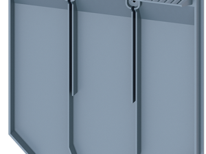 Placa de aislamiento ensanchada 3 polos 1 unidad A (3VA9211-0WK30)