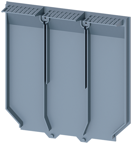 Placa de aislamiento ensanchada 3 polos 1 unidad A (3VA9211-0WK30)