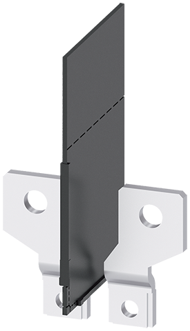ensanchamiento de conexión frontal, 2 unidades Acc (3VA9152-0QC00)