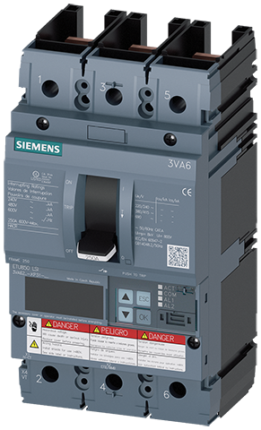 Interruptor automático 3VA6 UL bastidor 250 Clase (3VA6225-5KP31-0AA0)