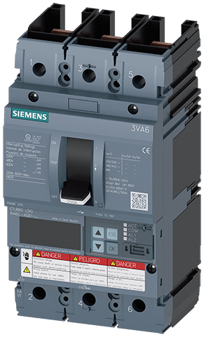 Interruptor automático 3VA6 UL bastidor 250 Clase (3VA6225-5KQ31-0AA0)
