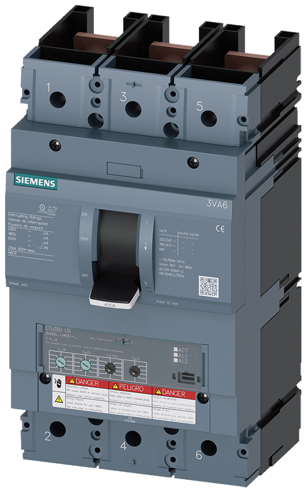 Interruptor automático 3VA6 UL bastidor 400 Clase (3VA6325-7HN31-0AA0)