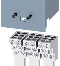 borne para conductor redondo 6 cables, 3 unidades (3VA9133-0JF60)