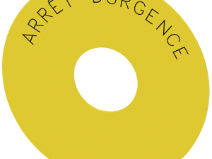 Placa de fondo redonda, para pulsador de seta de P (3SU1900-0BC31-0GQ0)