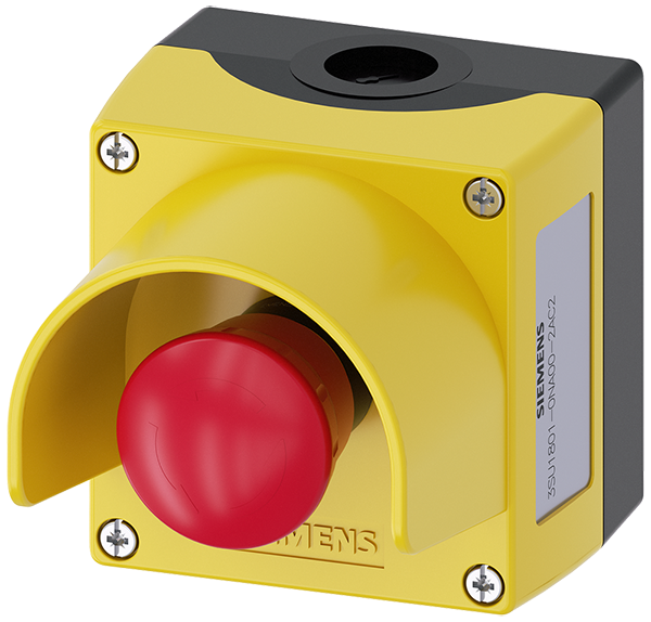 caja para aparatos de mando, 22 mm, redondo, caja (3SU1801-0NA00-2AC2)